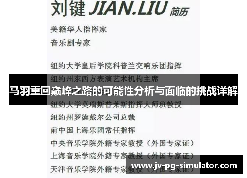 马羽重回巅峰之路的可能性分析与面临的挑战详解